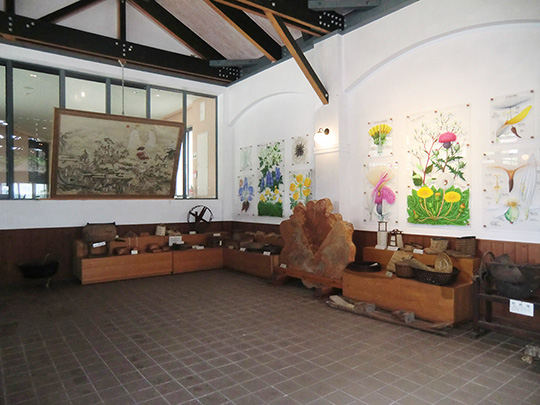 昔の農耕具などの写真